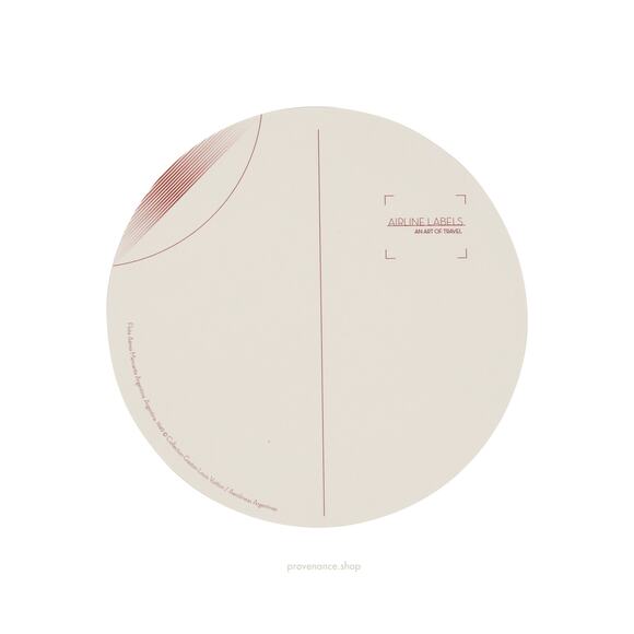 🔴 Louis Vuitton Airline Label Postcard Sticker - F.A.M.A - Picture 2 of 2